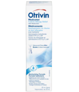 Pulvérisateur nasal décongestionnant contre le rhume et les allergies avec un hydratant de Otrivin