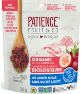 Patience Fruit & Co. Canneberges séchées bio Sans ajout de sucre