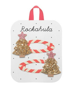 image of Rockahula Kids Stripy Christmas Tree Clips with sku:312784