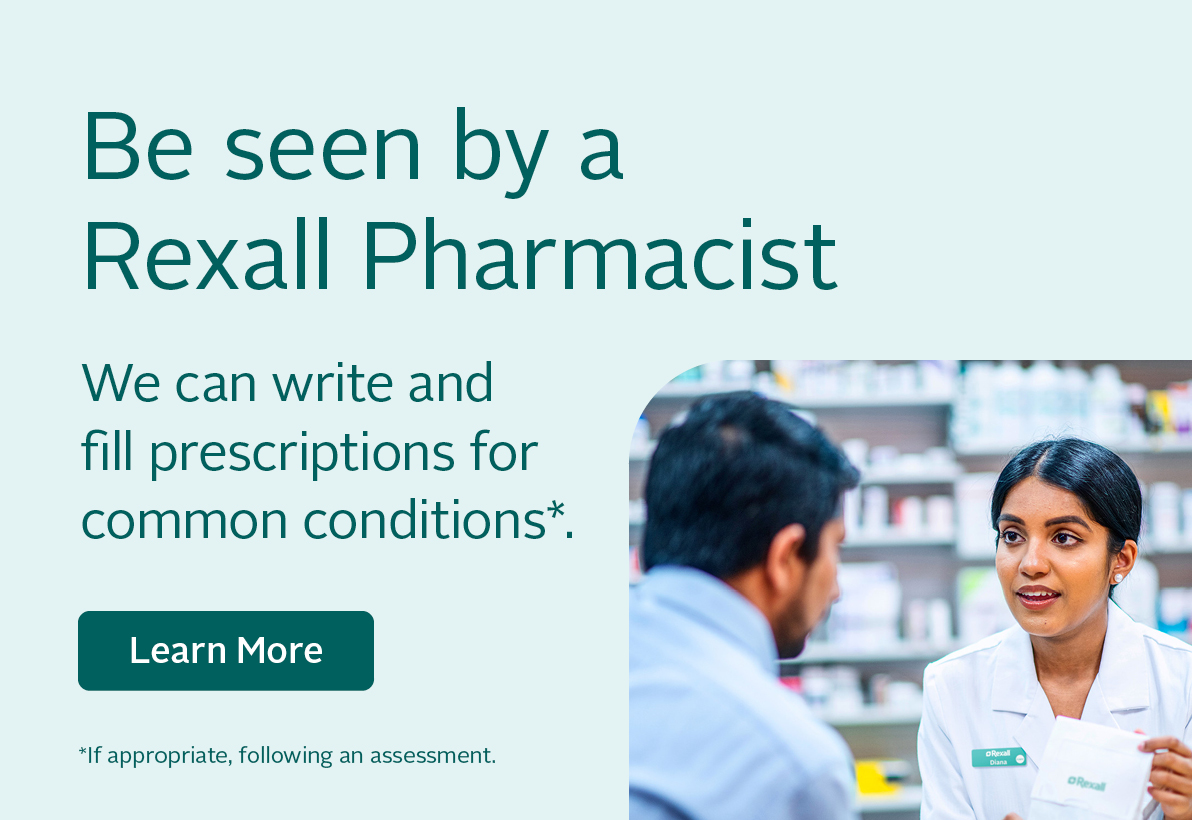 Be Seen by a Rexall Pharmacist