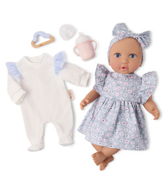 Lullababy Baby Doll in Blue Dress & Pajama Set