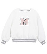 miles the label Varsity M Pink Chenille Sweatshirt