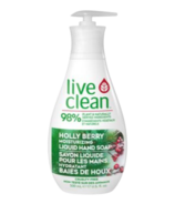 Savon liquide hydratant pour les mains Live Clean Holly Berry