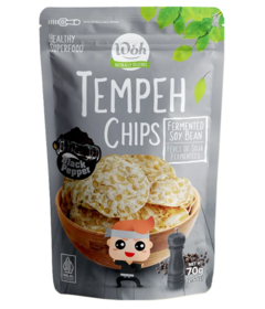 Woh Tempeh Chips Black Pepper