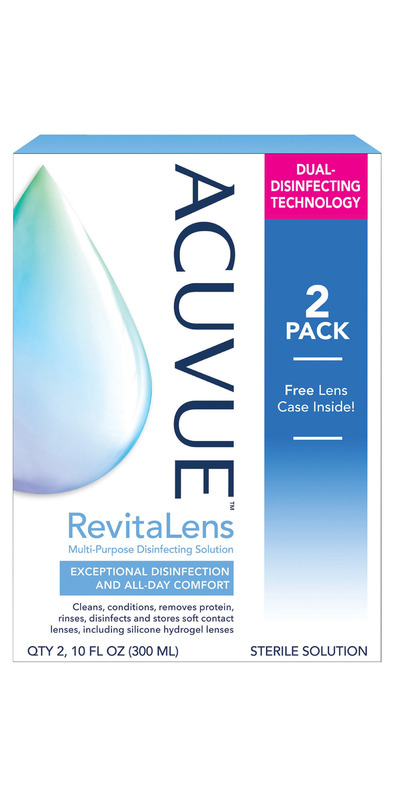 Buy Acuvue RevitaLens Multi-Purpose Disinfecting Solution 2 Pack at ...