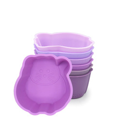 Melii Gobelets alimentaires en silicone, chat