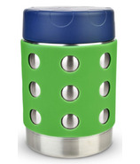 Lunchbots Leak-Proof Thermal Lunch Container with Dots Green