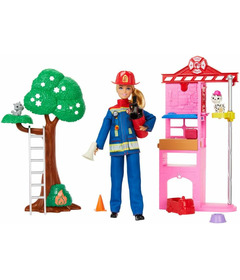 Barbie Firefighter Playset