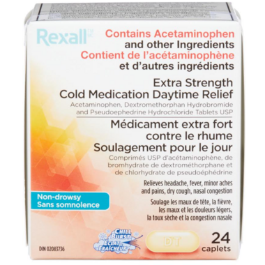 Buy Rexall Extra Strength Cold Medication Daytime Relief at Well.ca ...