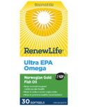 Renew Life Ultra EPA Norwegian Gold Huile de poisson et oméga 3