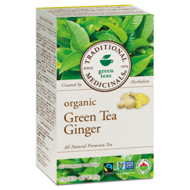 Traditional Medicinals Organic Green Tea Ginger Traditional Medicinals Organic Green Tea Ginger