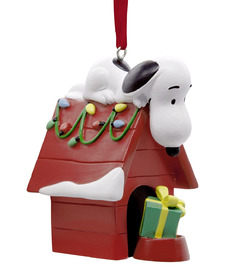 Hallmark Christmas Ornament Peanuts Snoopy on Holiday Doghouse