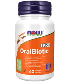 NOW OralBiotic Probiotic Lozenges