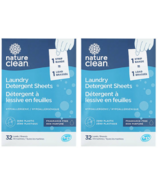 Nature Clean Laundry Detergent Strips Fragrance Free Bundle