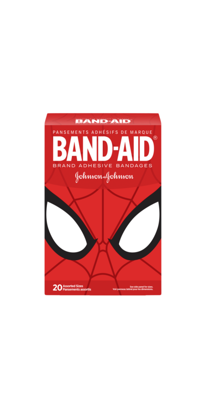 Buy Band-Aid Brand Adhesive Bandages Spider Man at