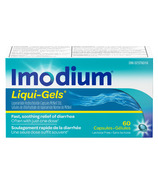 Imodium Liqui-Gels Fast Relief of Diarrhea with Loperamide Hydrochloride