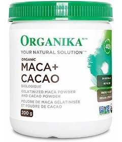 Organika Gelatinized Maca + Cacao Powder 