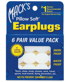 Mack's Pillow Soft Earplugs White