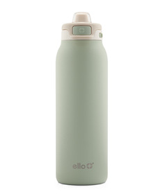 Ello Pop & Fill Stainless Water Bottle Pistachio