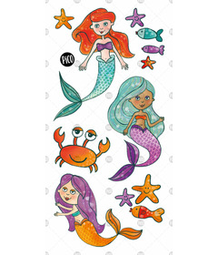 PiCO Temporary Tattoos The mermaids