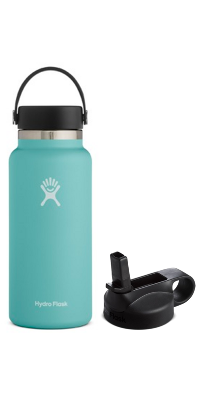 Buy Hydro Flask Wide Mouth With Flex Cap Alpine + Straw Lid Bundle at  Well.ca | Free Shipping $35+ in Canada
