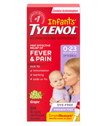 Gouttes concentrées de suspension d'acétaminophène pour nourrissons de Tylenol