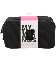 MYTAGALONGS Wave Cloud Cosmetic & Jewelry Multiuse Pouch Black