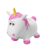Farm Hoppers Fantasy Hoppers Inflatable Bouncing Unicorn Pink