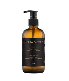 SOJA&CO. Savon liquide pour les mains Mandarine, bois de santal et ambre