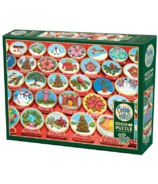 Cobble Hill Puzzle Snow Globe Cookies