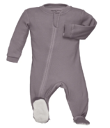 ZippyJamz Footed Sleeper All the Right Mauves