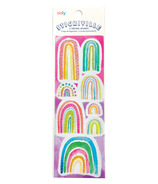 OOLY Stickiville Stickers Skinny Watercolor Rainbows