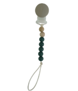 Tiny Teethers Mini Pacifier Clip Blue Pine