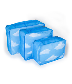 Kikkerland Packing Cubes Clouds