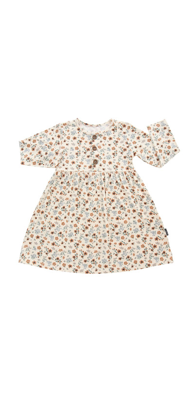 Belan.J L/S Peplum Dress - Sage Plaid main image 1
