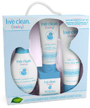 Ensemble-cadeau de soins de la peau hydratants doux pour bébé de Live Clean
