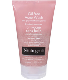 Neutrogena Oil Free Acne Wash Foaming Scrub Pink Grapefruit
