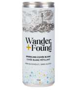 Wander + Found Sparkling Cuvee Blanc Alcohol Free Wine Single Serve (en anglais seulement)