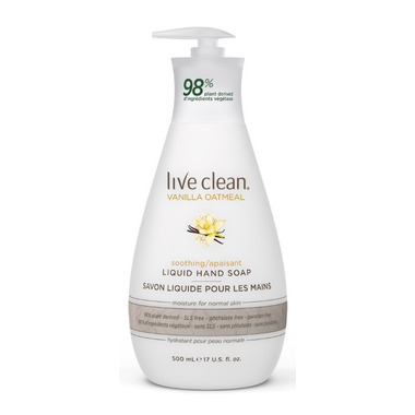 Live Clean Vanilla Oatmeal Soothing Liquid Hand Soap Live Clean Vanilla Oatmeal Soothing Liquid Hand Soap