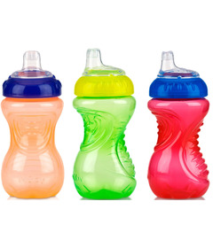Nuby 3-Pack No-Spill Easy Grip Cup