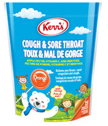 Kerr's Cough & Sore Throat Lollypop Lozenges Orange Menthol 