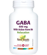 New Roots Herbal GABA 600mg avec B6 activé