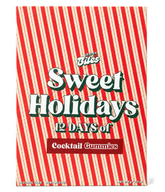Vesper Bites Sweet Holidays 12 Days of Cocktail Gummies Advent Calendar