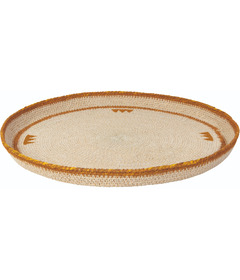 Heirloom By Danica Round Tray Apex Seagrass
