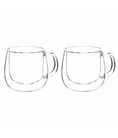 GROSCHE Fresno Double Wall Glass Mugs