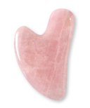 Happy accessoire <em>gua sha</em> en forme de cœur en quartz rose