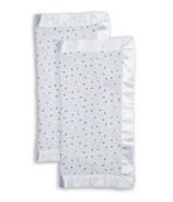 Lulujo Baby Security Blankets 2 Pack Muslin Cotton Stars