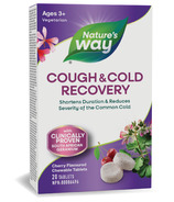 Nature's Way Cough & Cold Recovery Chewable Tablets Cherry