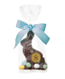 Saxon Dark Chocolate Chubby Bunny with Mini Eggs