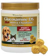 Gommes douces pour chien Naturvet Glucosamine DS Plus MSM & Chondroitin